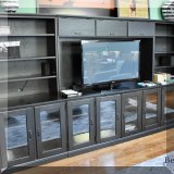 F29. Three-piece entertainment center. 